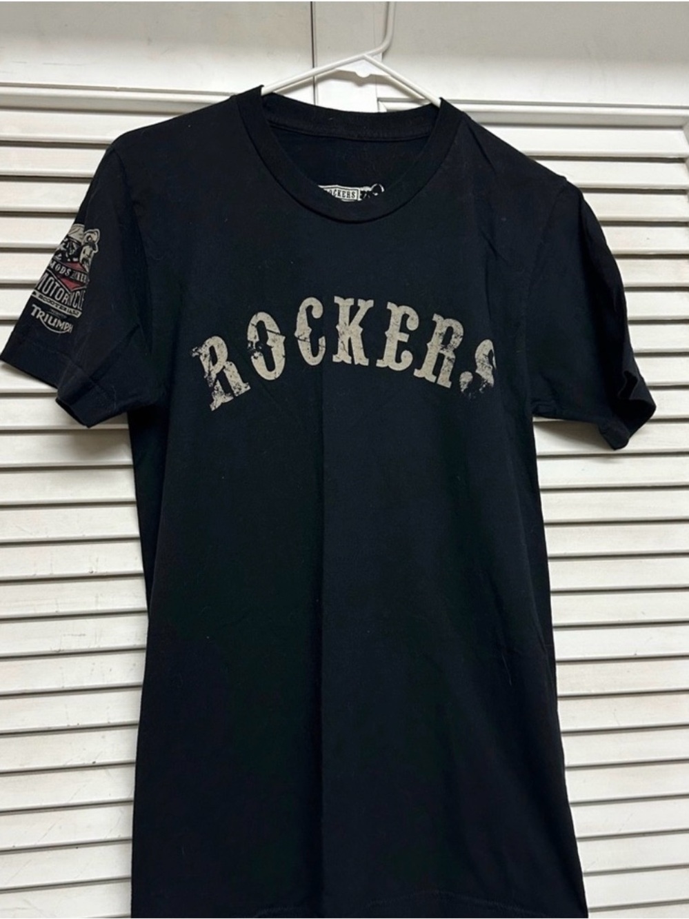 Triumph Black Mods vs Rockers Tee